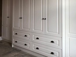 White Drawers Fitted Wardrobe